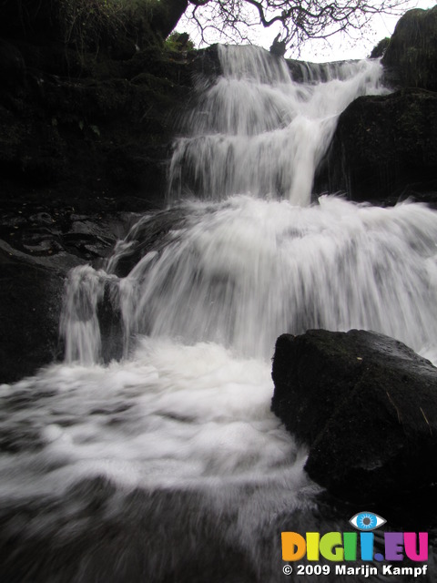 SX10750 Waterfall in Caerfanell river, Brecon Beacons National Park